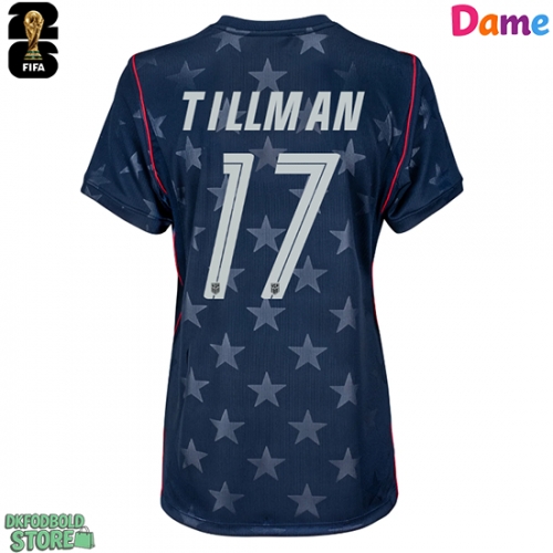 Forente stater Malik Tillman #17 Replika Udebanetrøje Dame VM 2026 Kortærmet